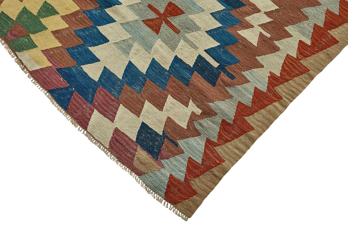 7x9 Handwoven Turkish Kilim Rug - 50600