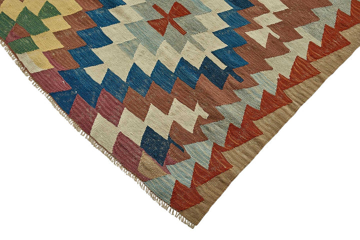 7x9 Handwoven Turkish Kilim Rug - 50600