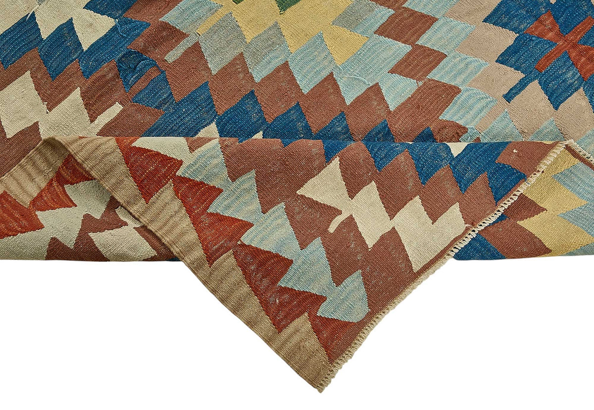 7x9 Handwoven Turkish Kilim Rug - 50600
