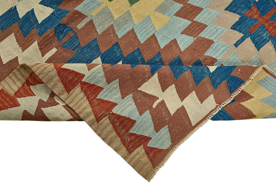 7x9 Handwoven Turkish Kilim Rug - 50600