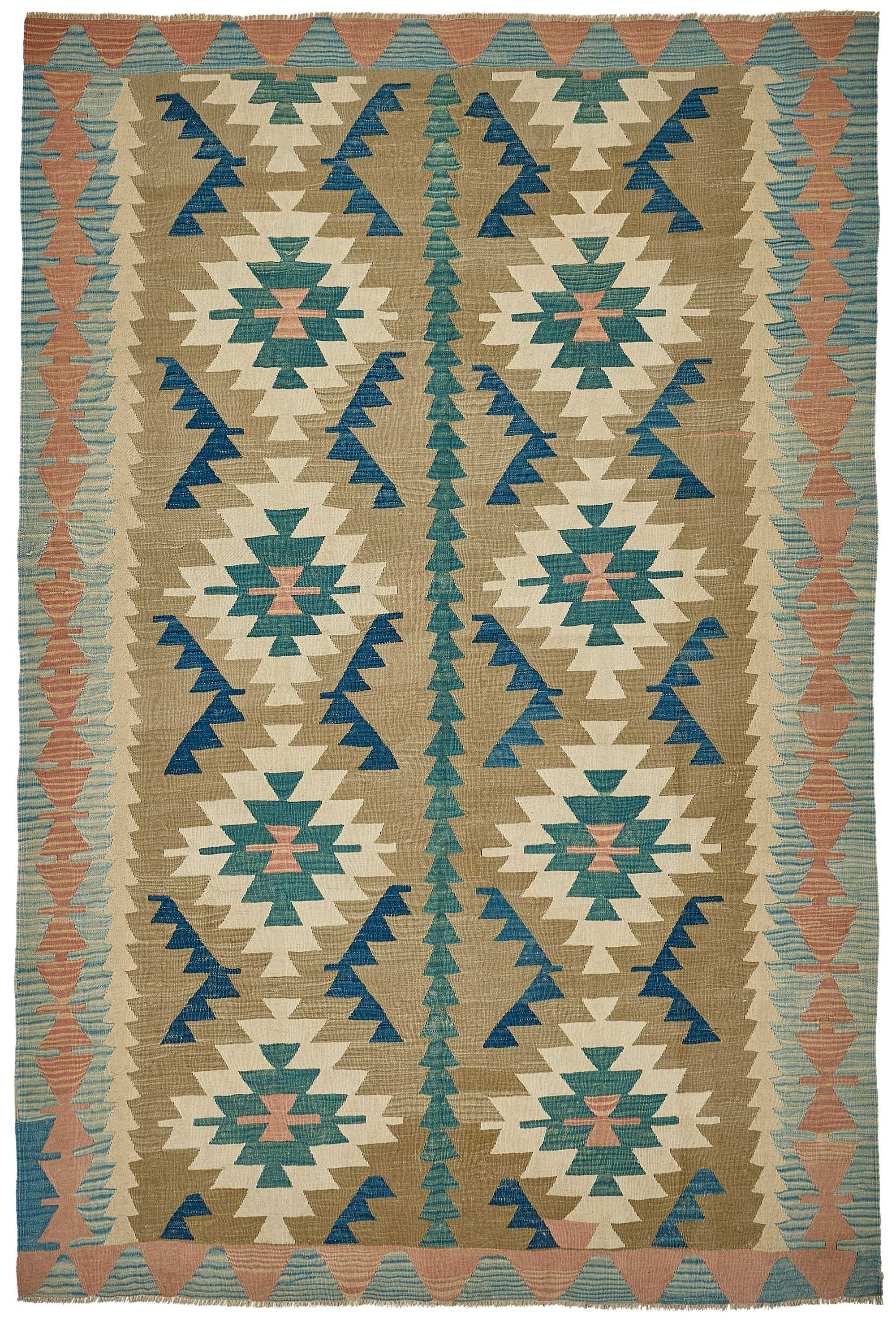 6x9 Handwoven Turkish Kilim Rug - 50601