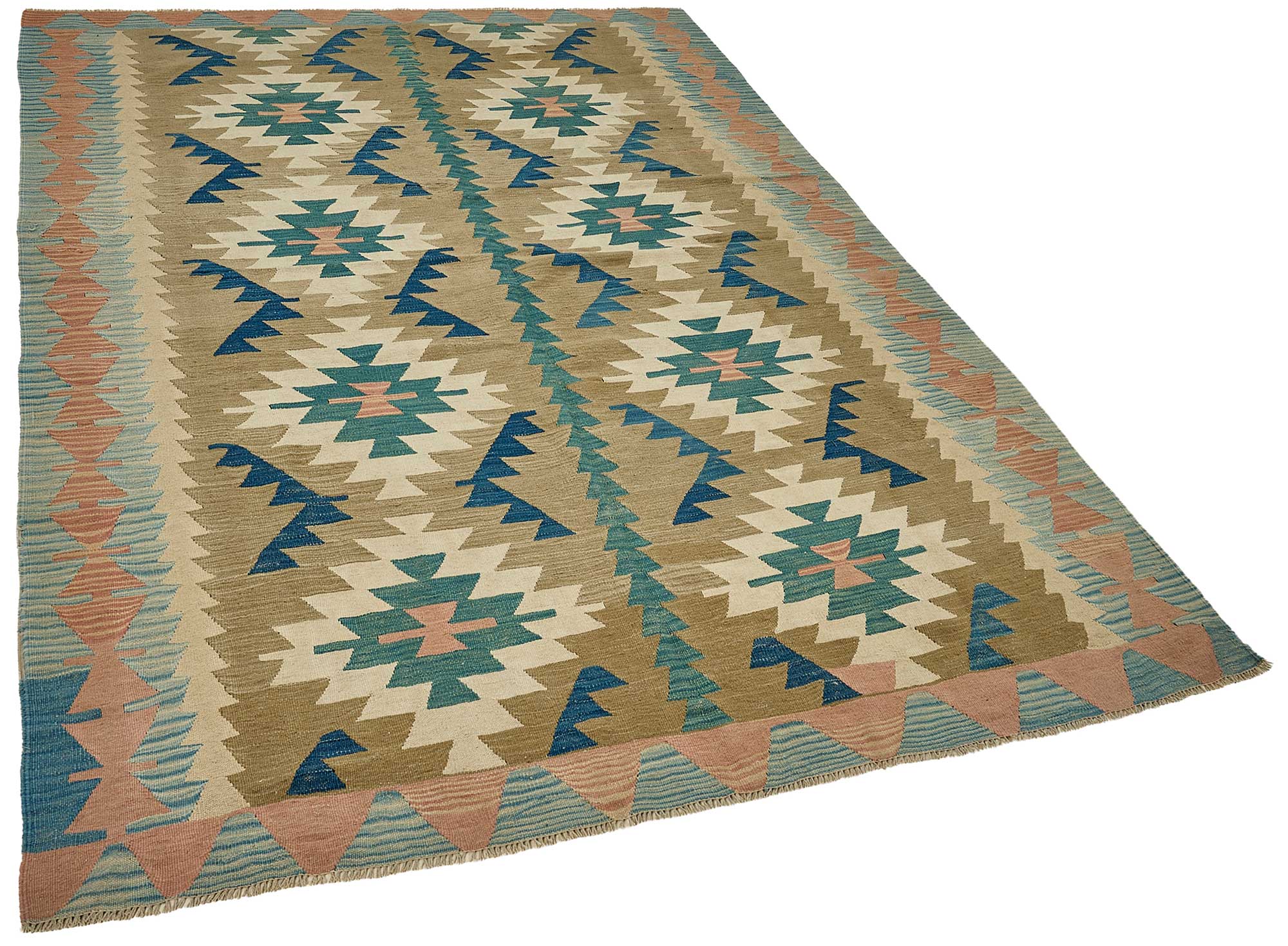 6x9 Handwoven Turkish Kilim Rug - 50601