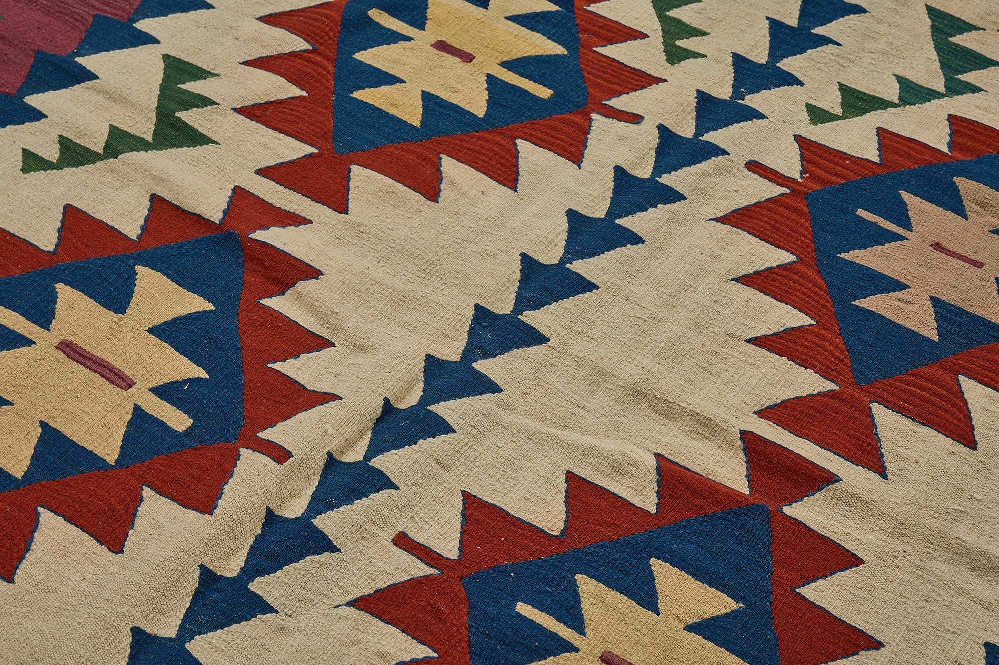 6x9 Handwoven Turkish Kilim Rug - 50602