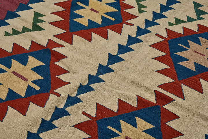 6x9 Handwoven Turkish Kilim Rug - 50602