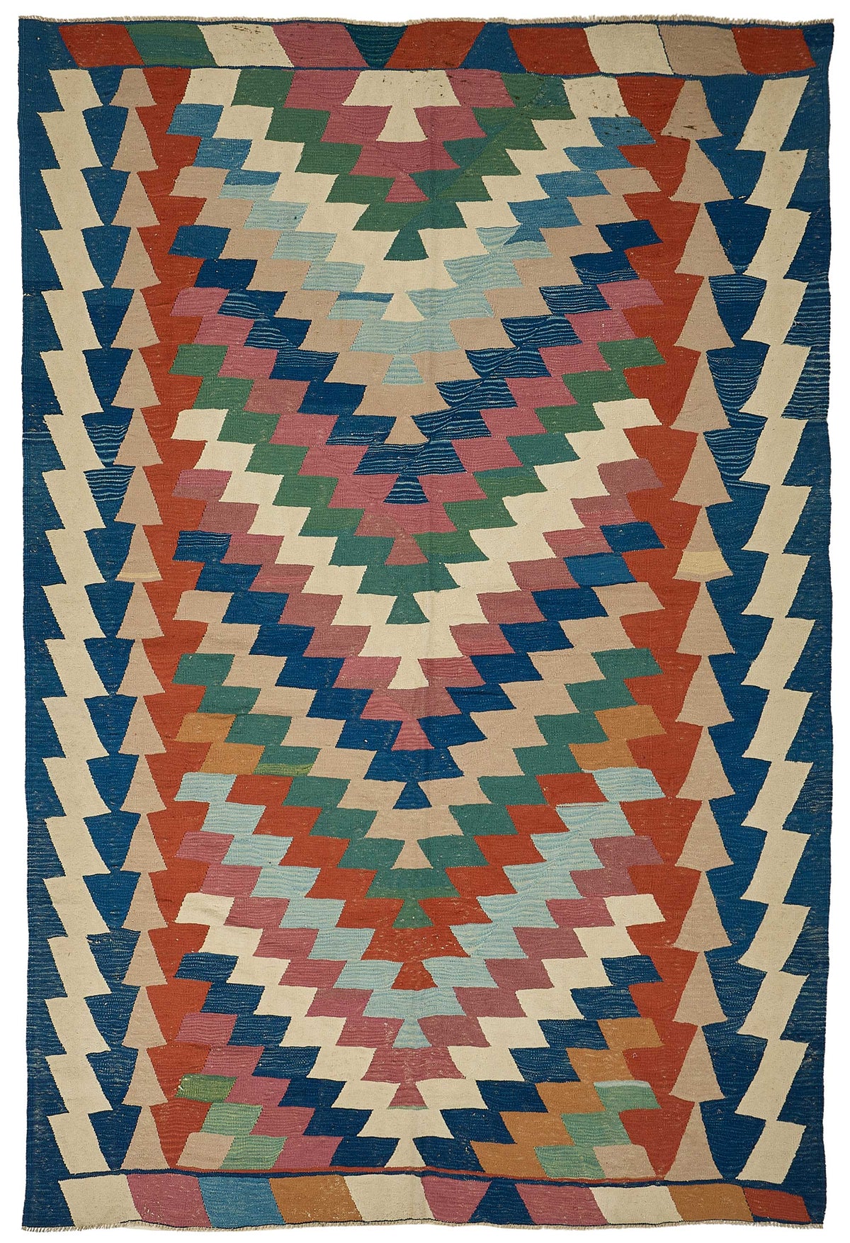 7x10 Handwoven Turkish Kilim Rug - 50603
