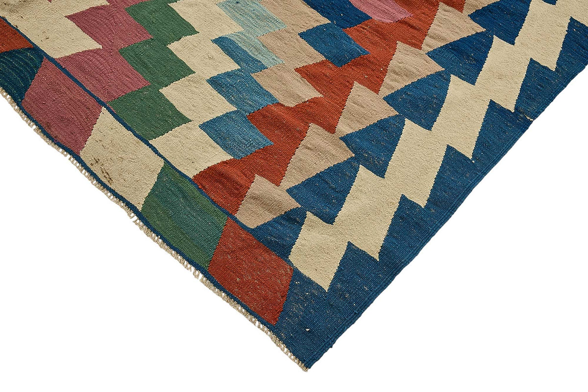 7x10 Handwoven Turkish Kilim Rug - 50603