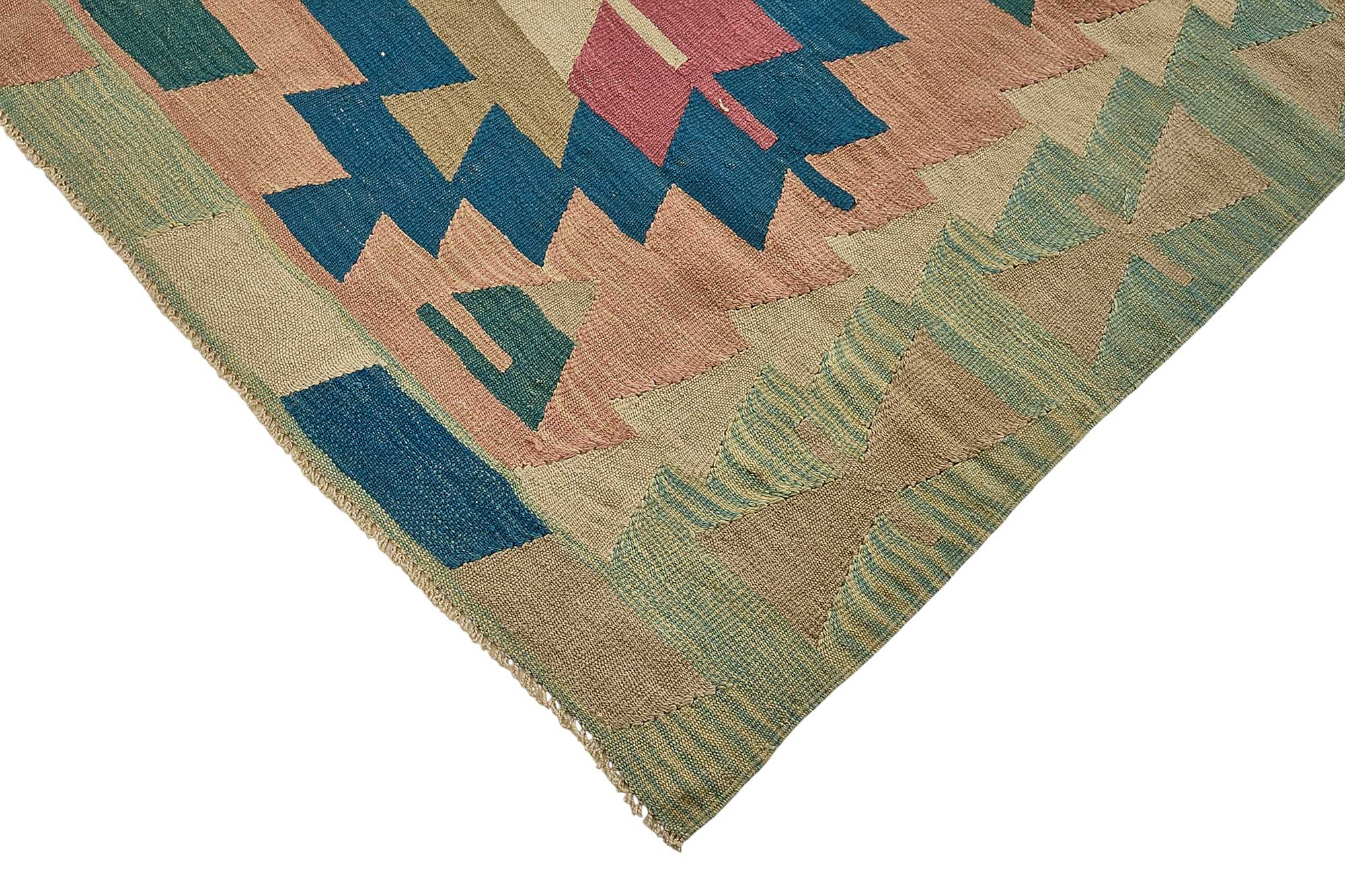 6x9 Handwoven Turkish Kilim Rug - 50604
