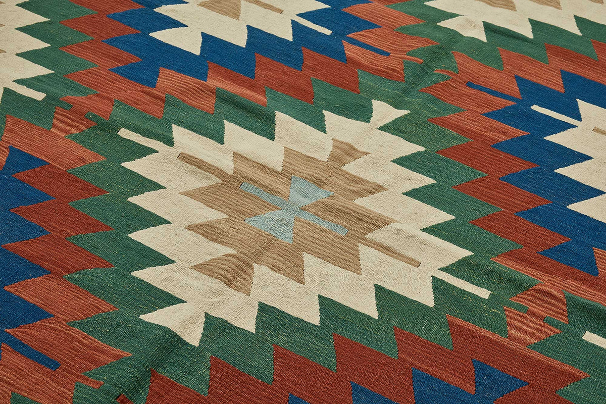 6x8 Handwoven Turkish Kilim Rug - 50605