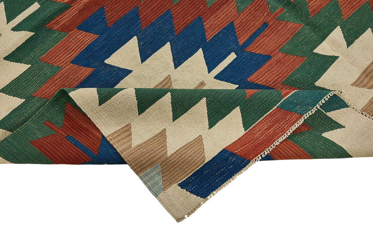 6x8 Handwoven Turkish Kilim Rug - 50605