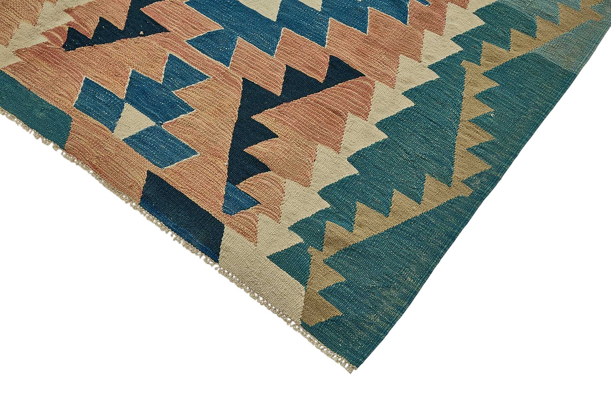 6x9 Handwoven Turkish Kilim Rug - 50606