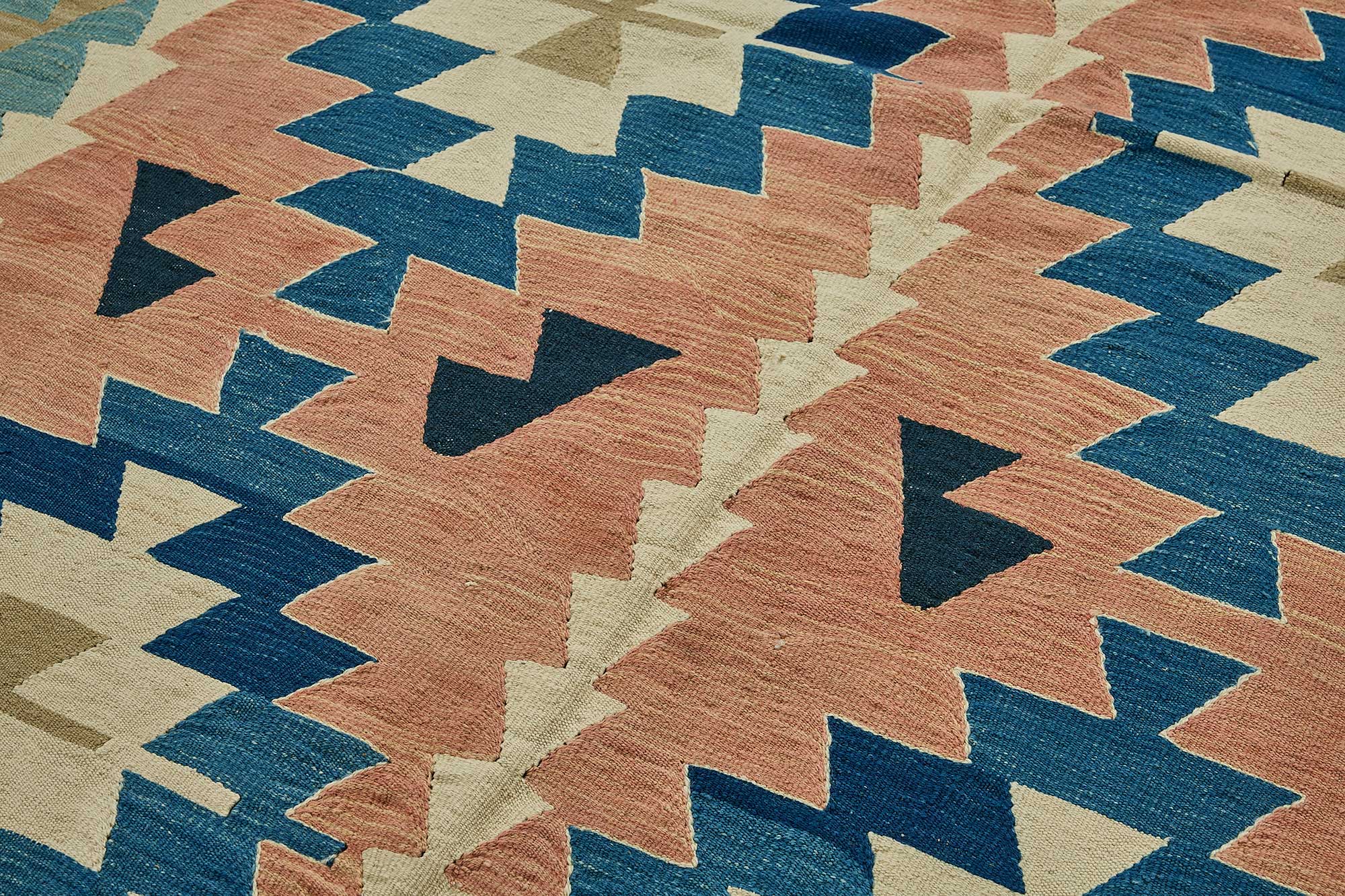 6x9 Handwoven Turkish Kilim Rug - 50606