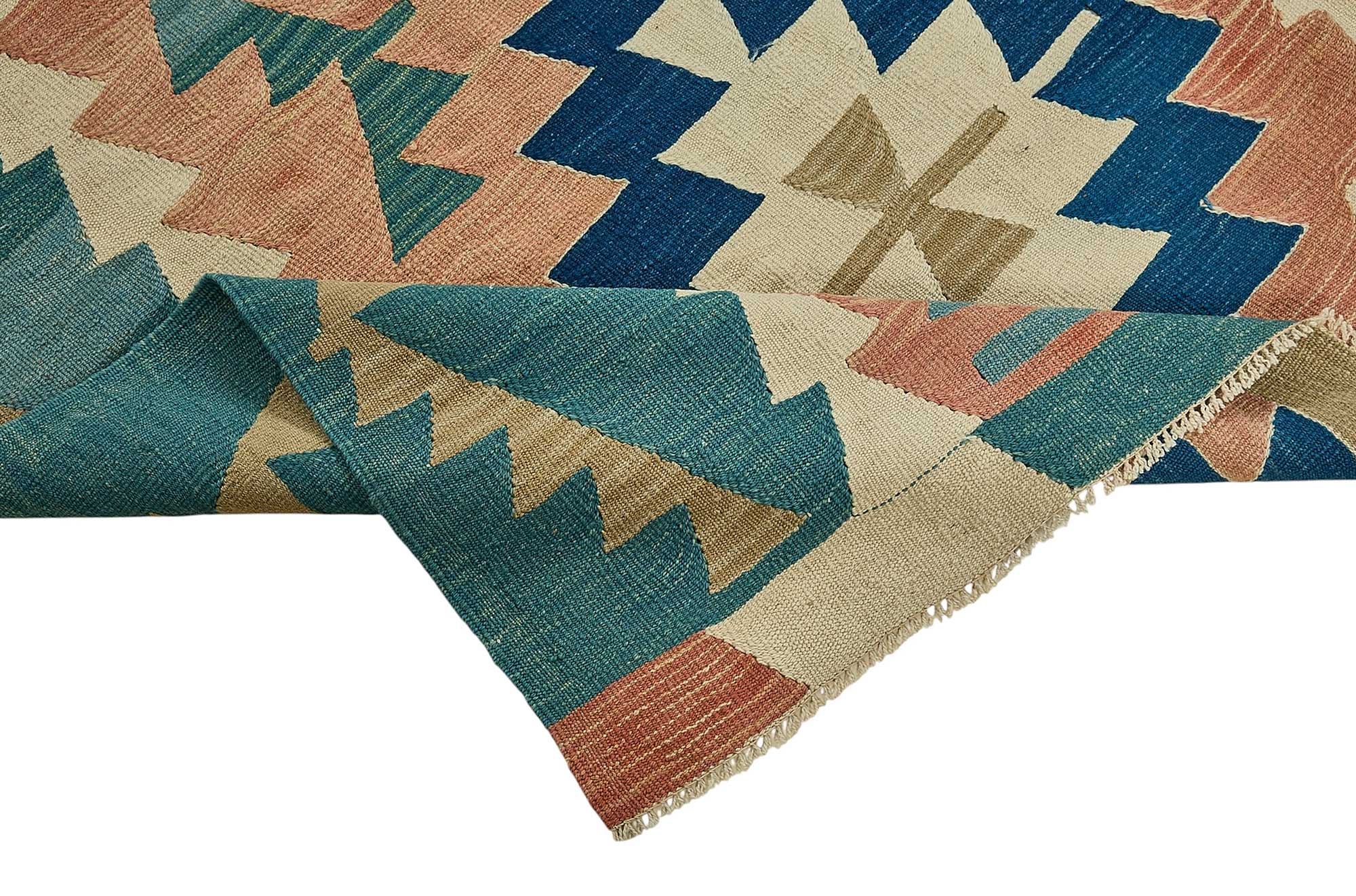 6x9 Handwoven Turkish Kilim Rug - 50606