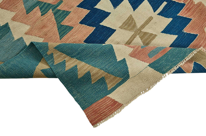 6x9 Handwoven Turkish Kilim Rug - 50606