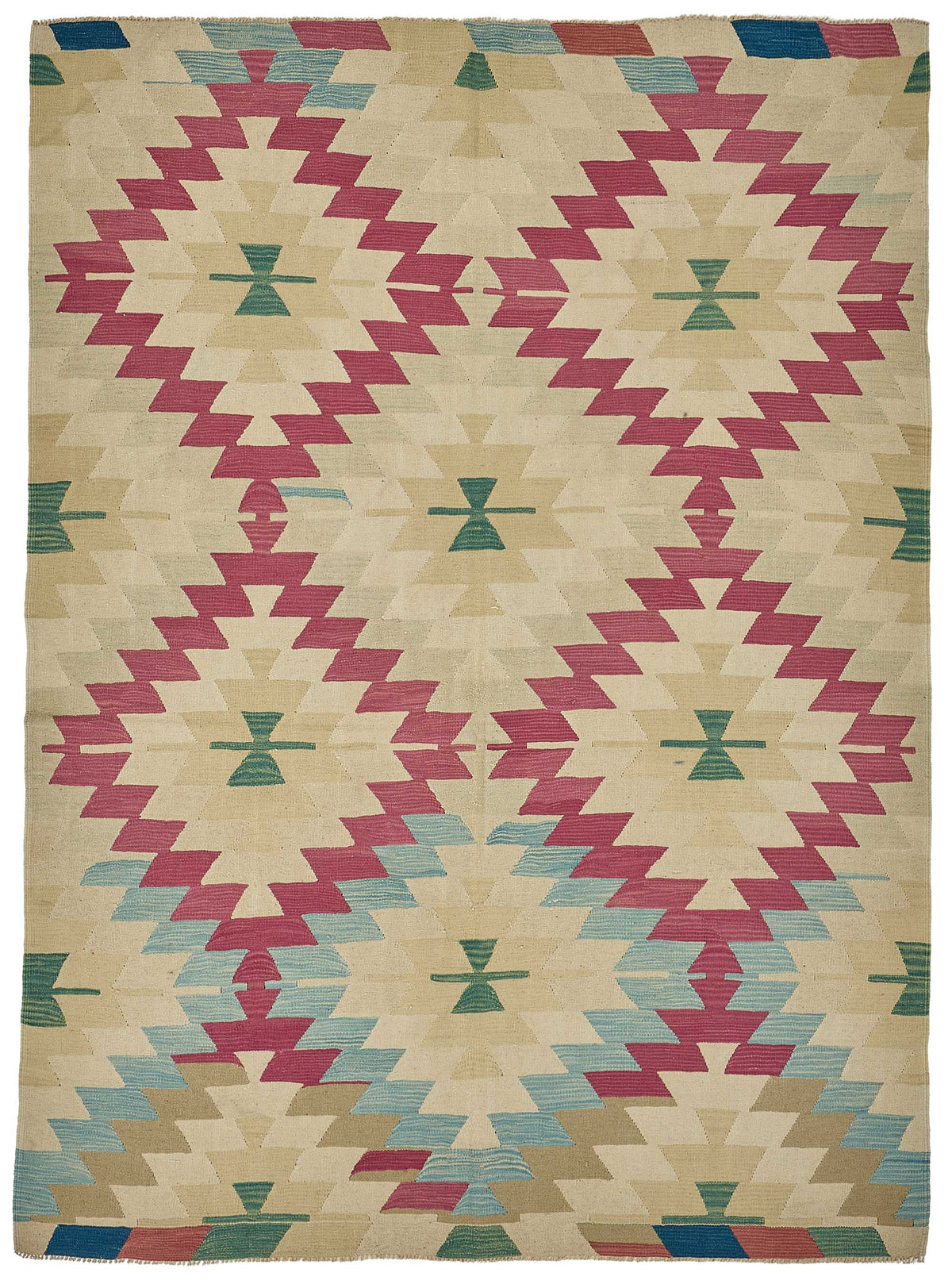 6x9 Handwoven Turkish Kilim Rug - 50608