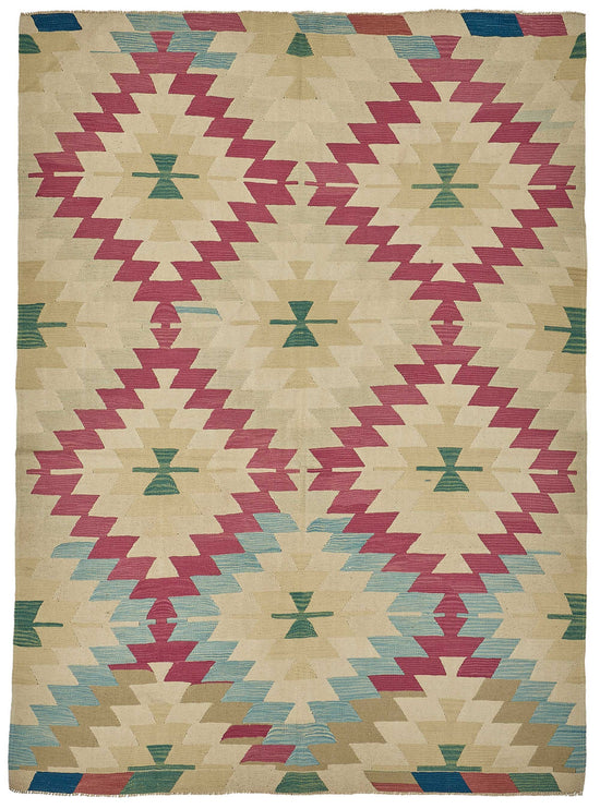 6x9 Handwoven Turkish Kilim Rug - 50608