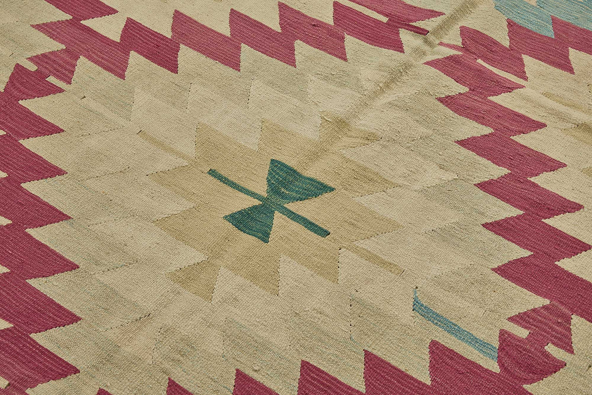 6x9 Handwoven Turkish Kilim Rug - 50608