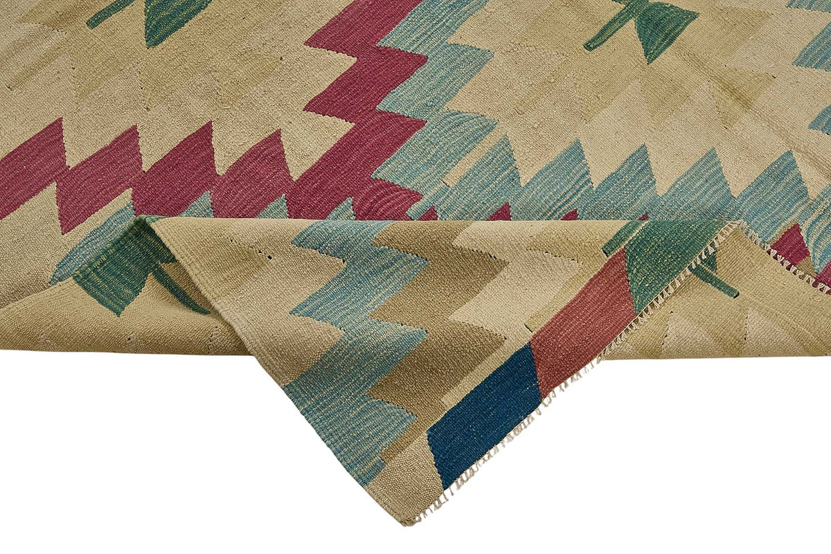 6x9 Handwoven Turkish Kilim Rug - 50608