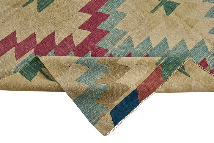 6x9 Handwoven Turkish Kilim Rug - 50608