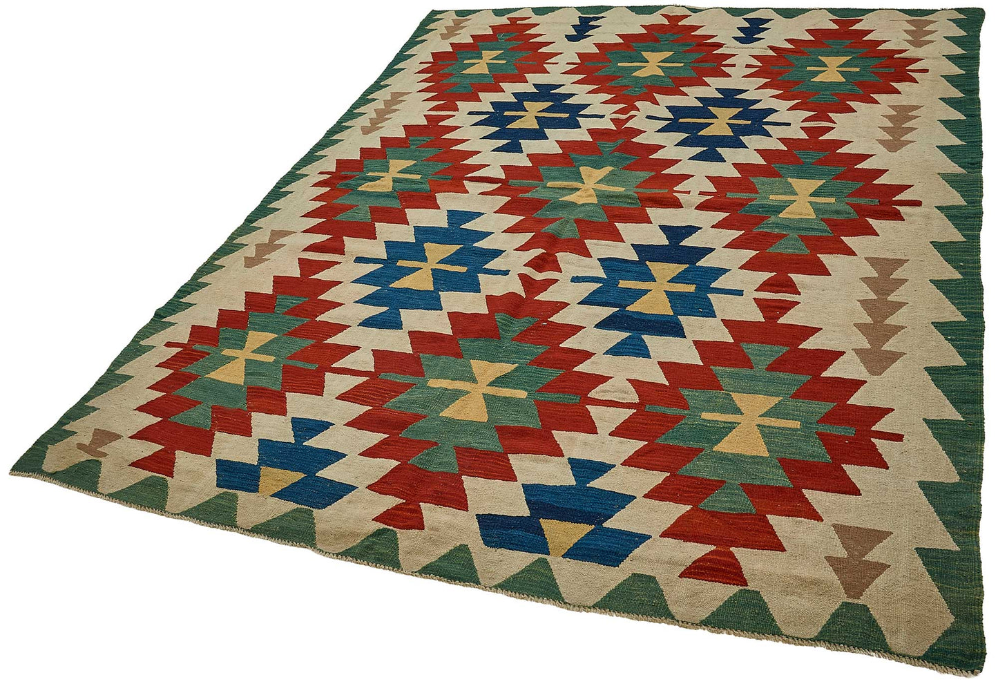 6x9 Handwoven Turkish Kilim Rug - 50609