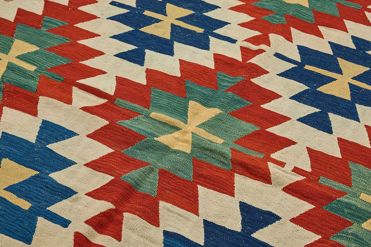 6x9 Handwoven Turkish Kilim Rug - 50609