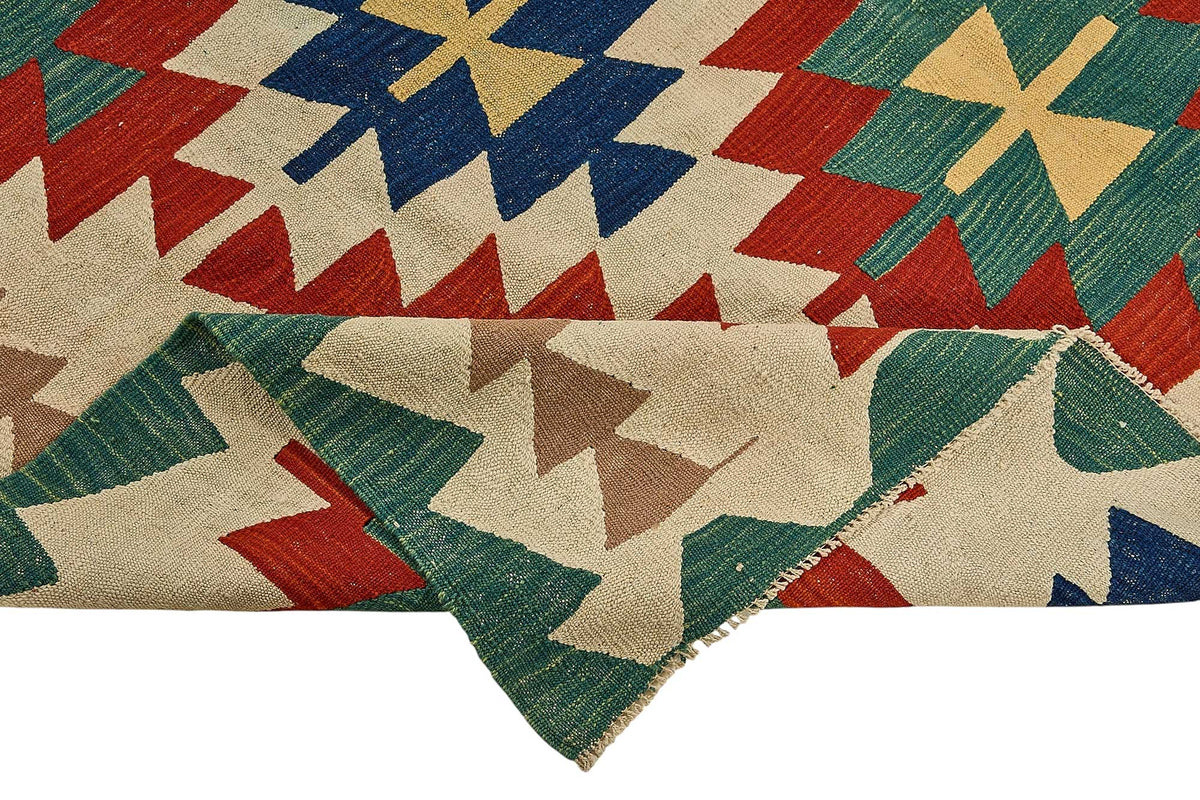 6x9 Handwoven Turkish Kilim Rug - 50609