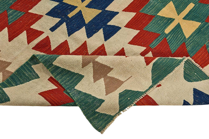 6x9 Handwoven Turkish Kilim Rug - 50609