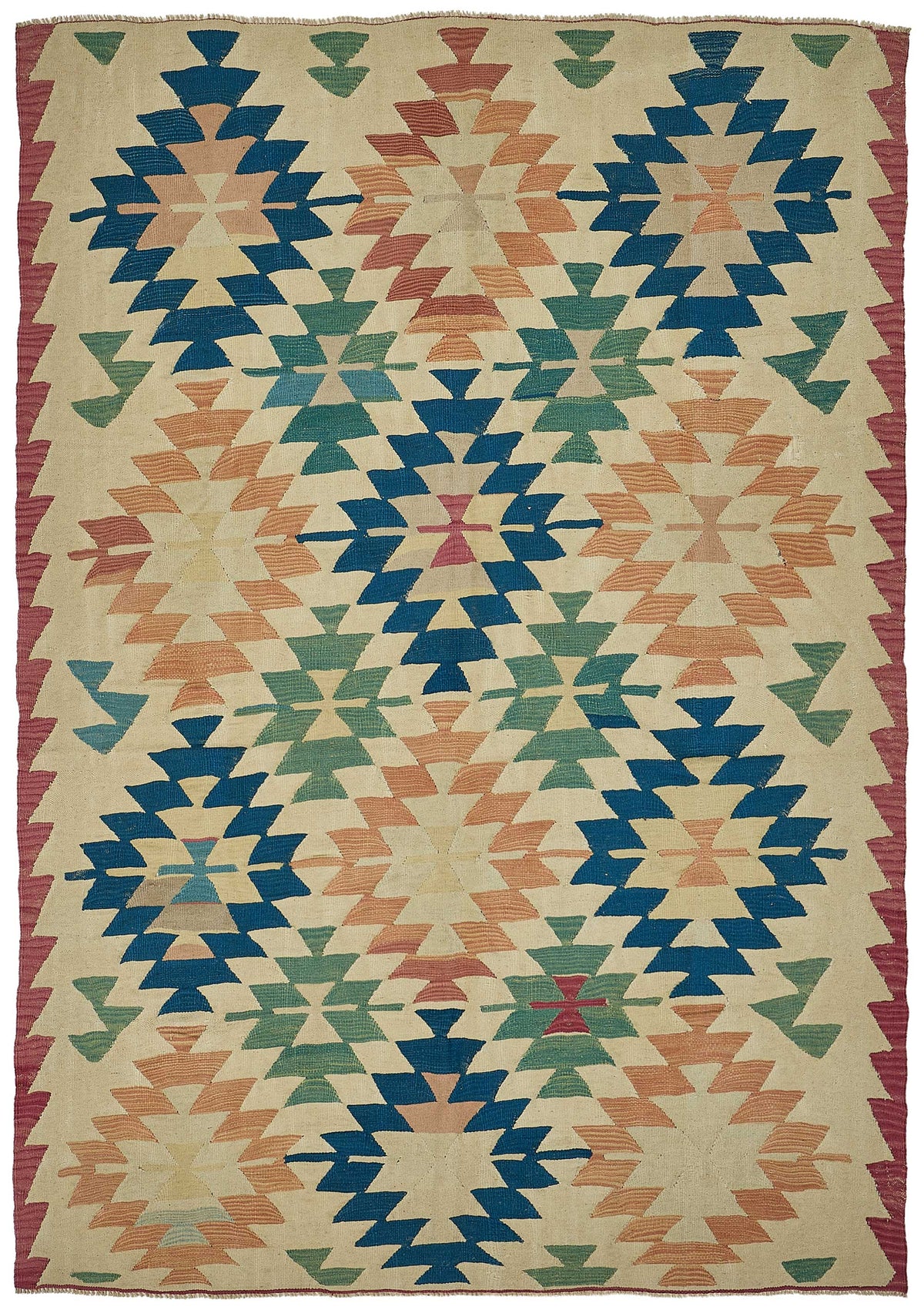 6x8 Handwoven Turkish Kilim Rug - 50610