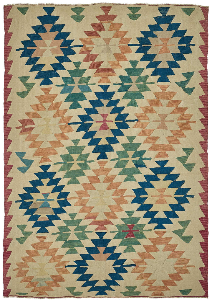 6x8 Handwoven Turkish Kilim Rug - 50610