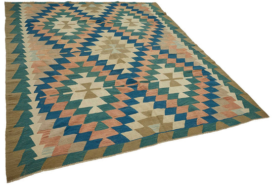 7x8 Handwoven Turkish Kilim Rug - 50611
