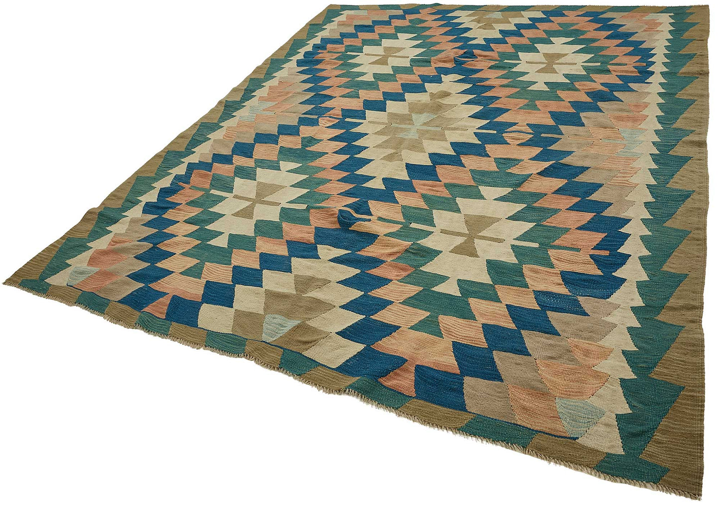 7x8 Handwoven Turkish Kilim Rug - 50611
