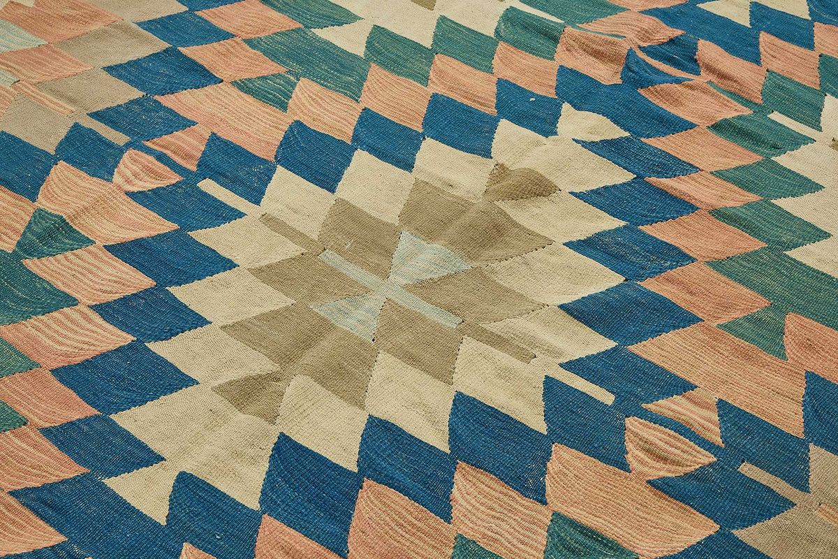 7x8 Handwoven Turkish Kilim Rug - 50611