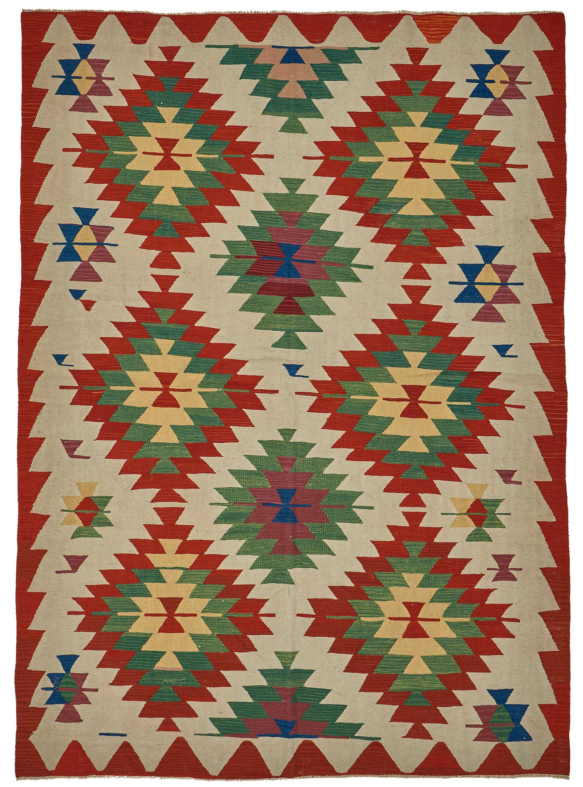 6x8 Handwoven Turkish Kilim Rug - 50612
