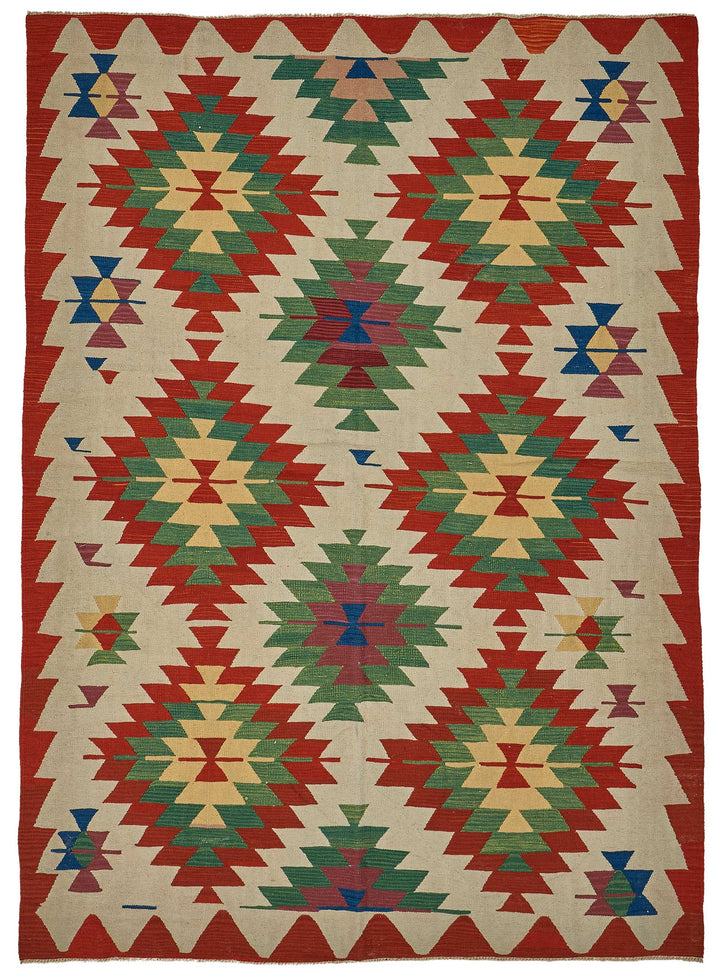 6x8 Handwoven Turkish Kilim Rug - 50612