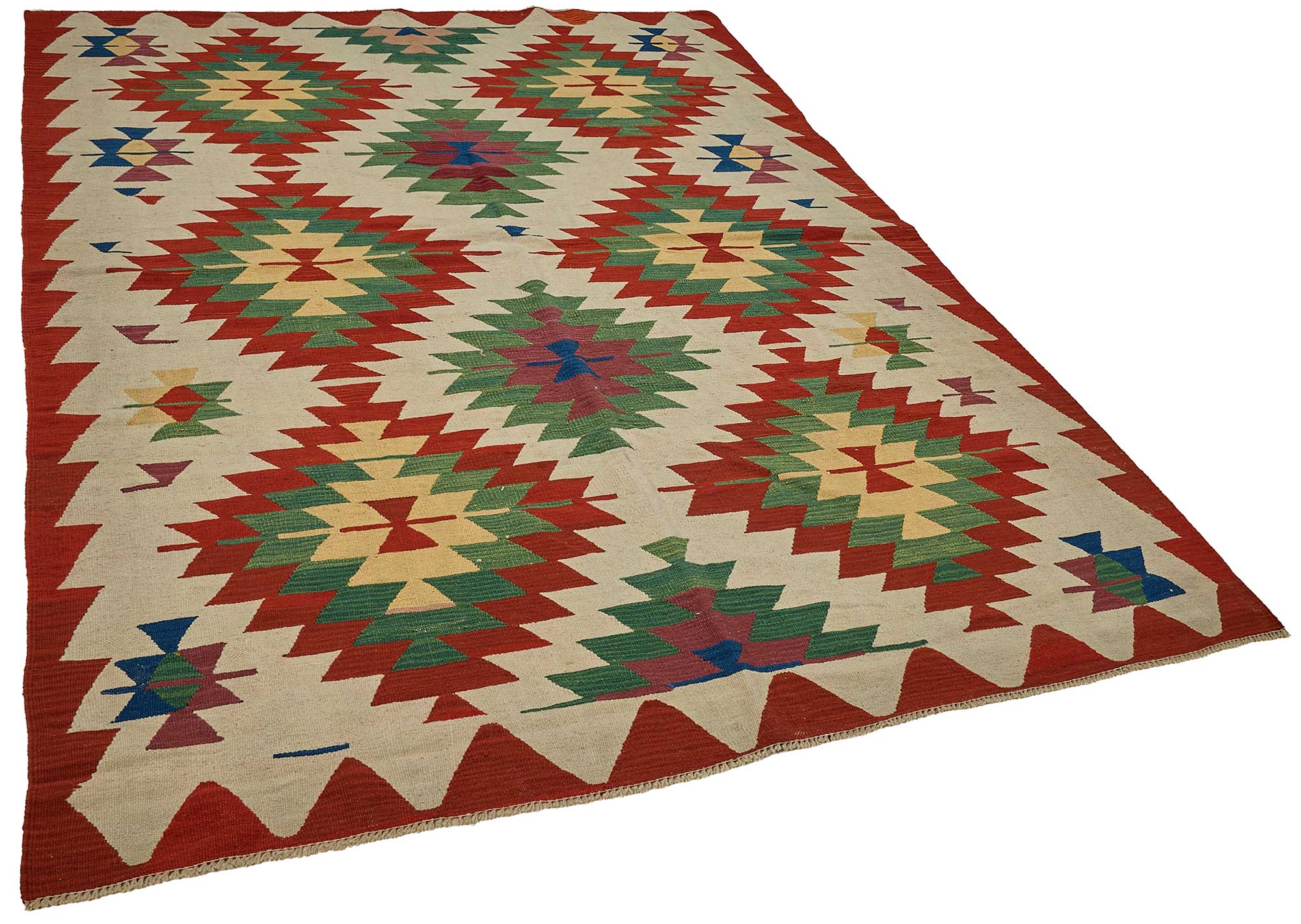 6x8 Handwoven Turkish Kilim Rug - 50612