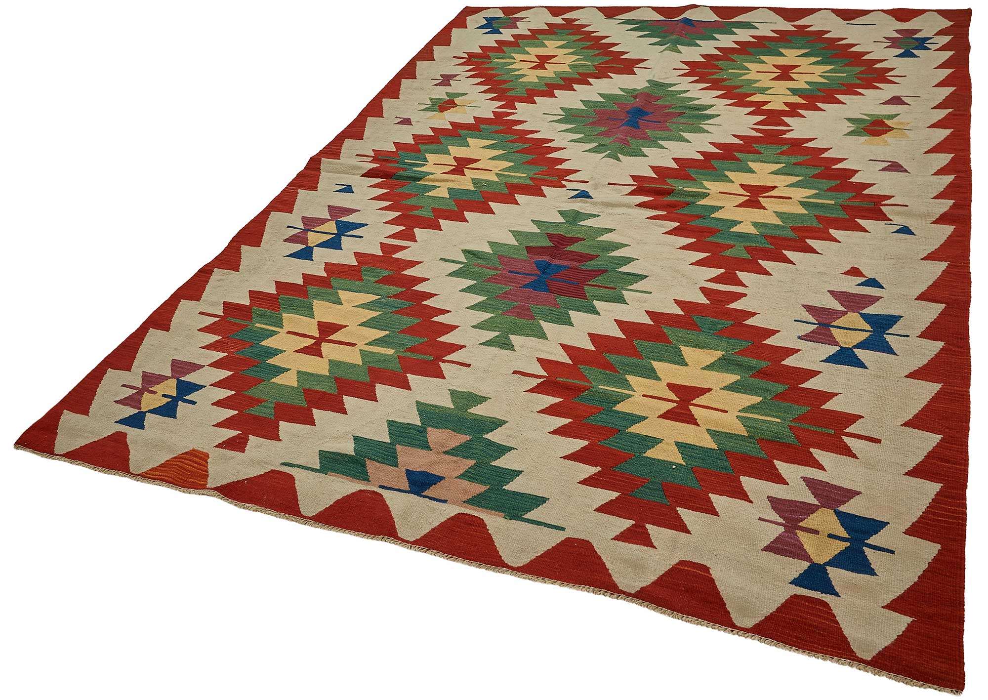 6x8 Handwoven Turkish Kilim Rug - 50612