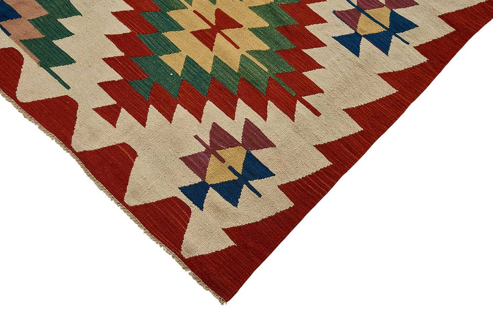 6x8 Handwoven Turkish Kilim Rug - 50612