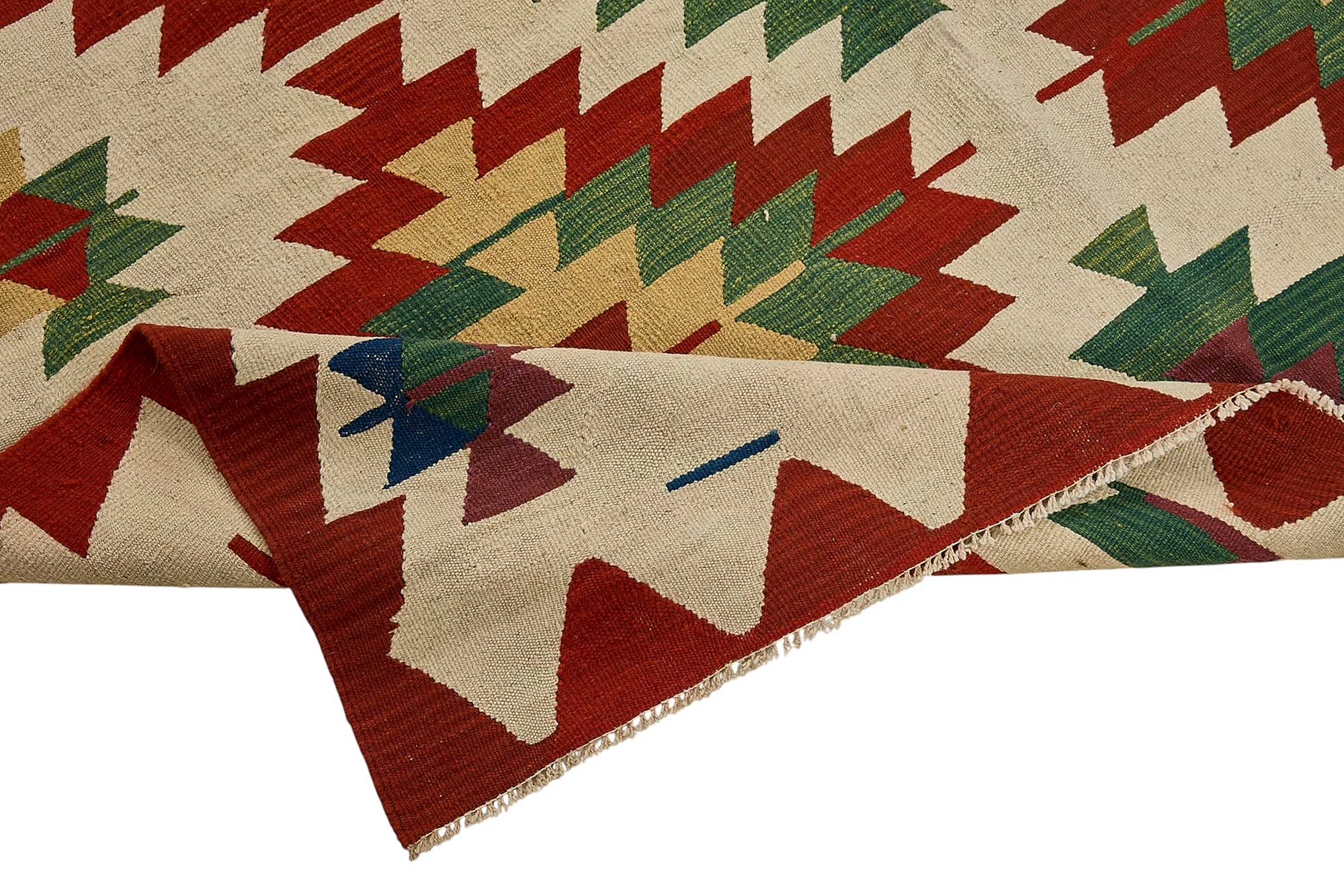 6x8 Handwoven Turkish Kilim Rug - 50612