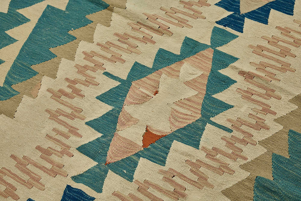 6x10 Handwoven Turkish Kilim Rug - 50613