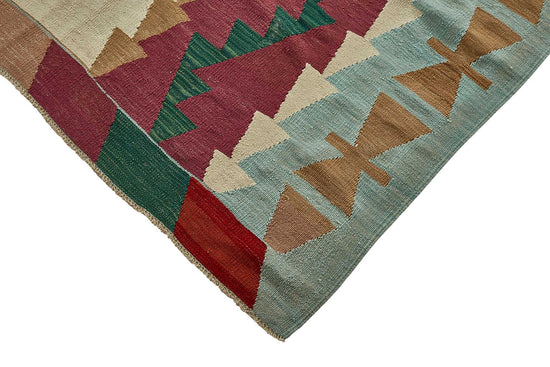7x11 Handwoven Turkish Kilim Rug - 50614