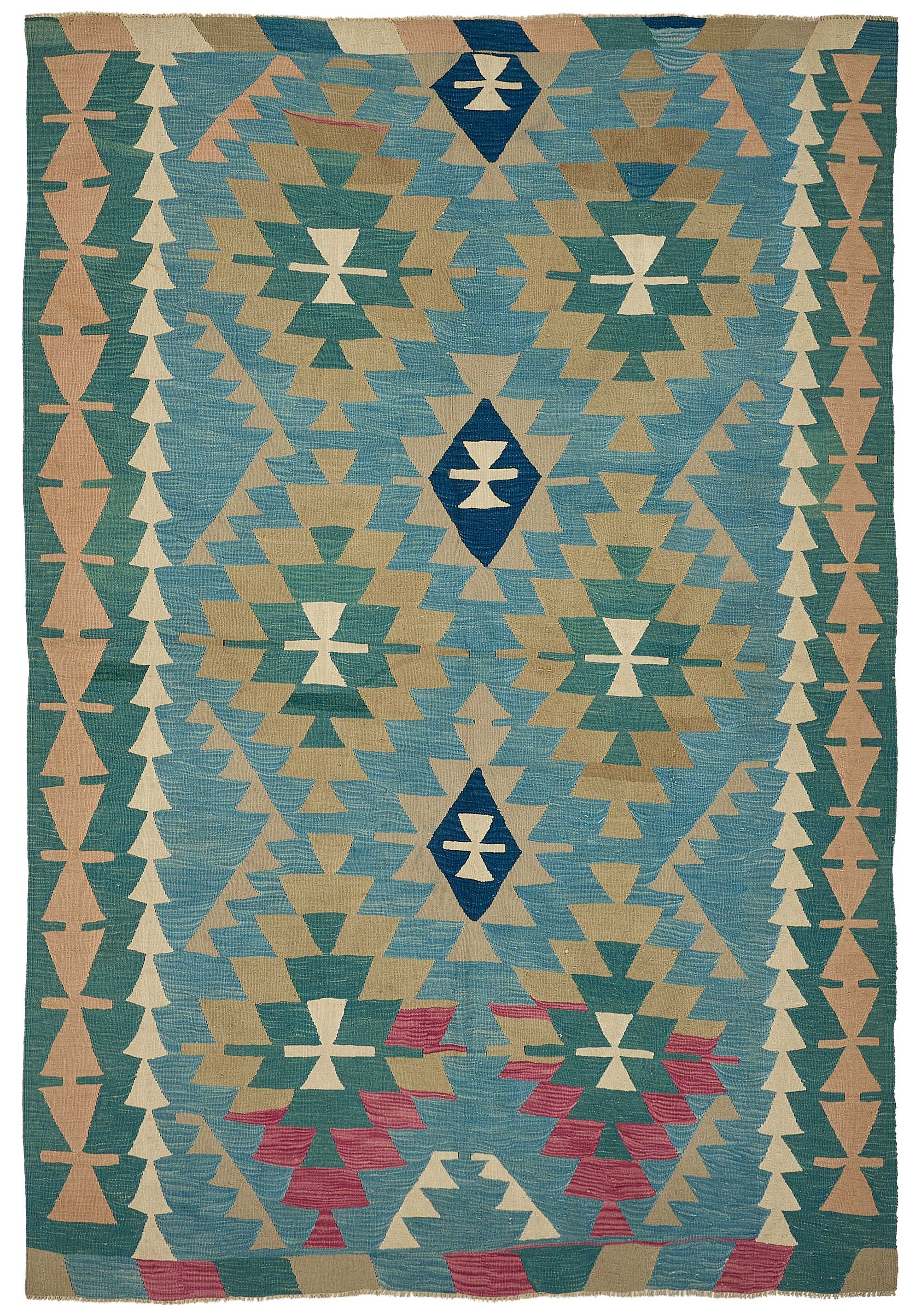 6x9 Handwoven Turkish Kilim Rug - 50615