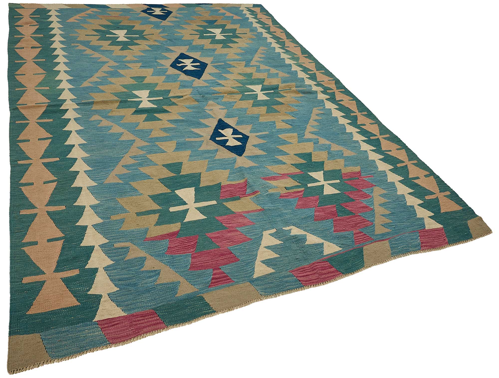 6x9 Handwoven Turkish Kilim Rug - 50615
