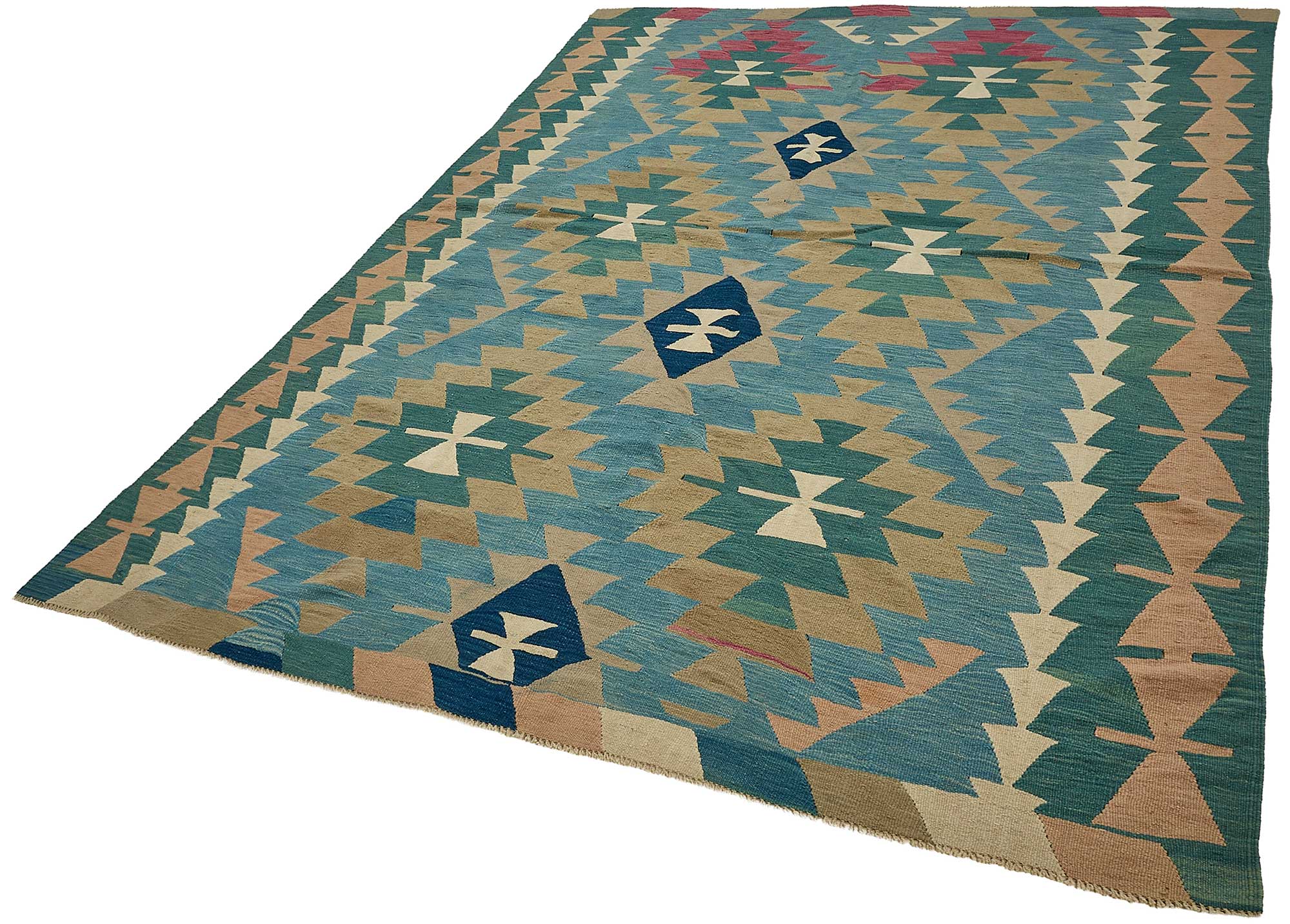 6x9 Handwoven Turkish Kilim Rug - 50615