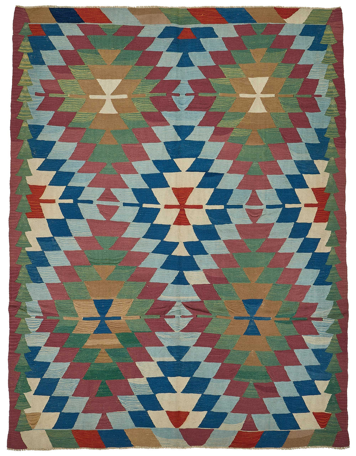6x8 Handwoven Turkish Kilim Rug - 50617