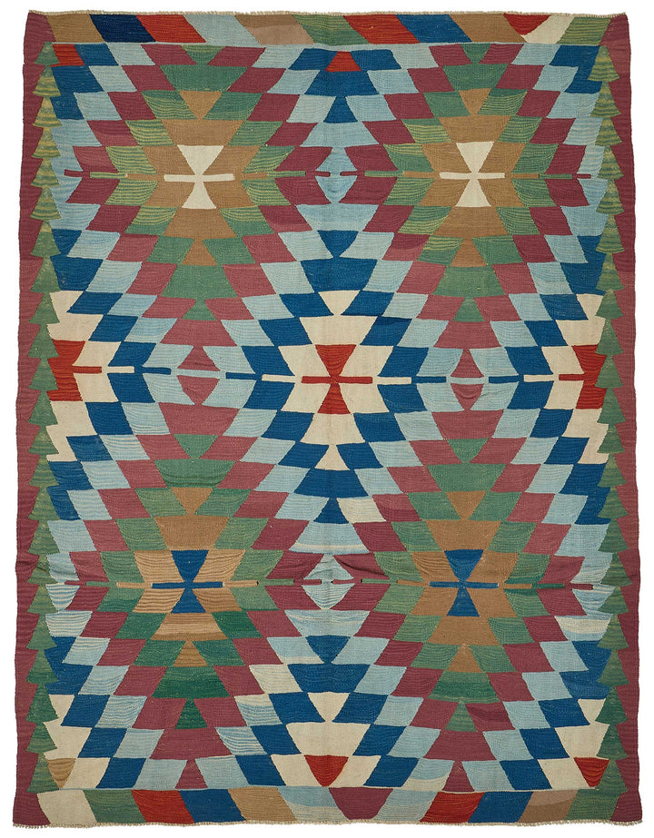 6x8 Handwoven Turkish Kilim Rug - 50617