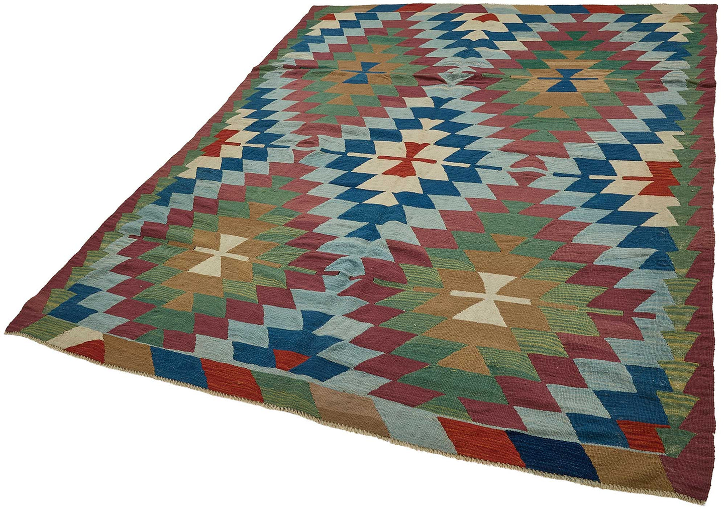 6x8 Handwoven Turkish Kilim Rug - 50617