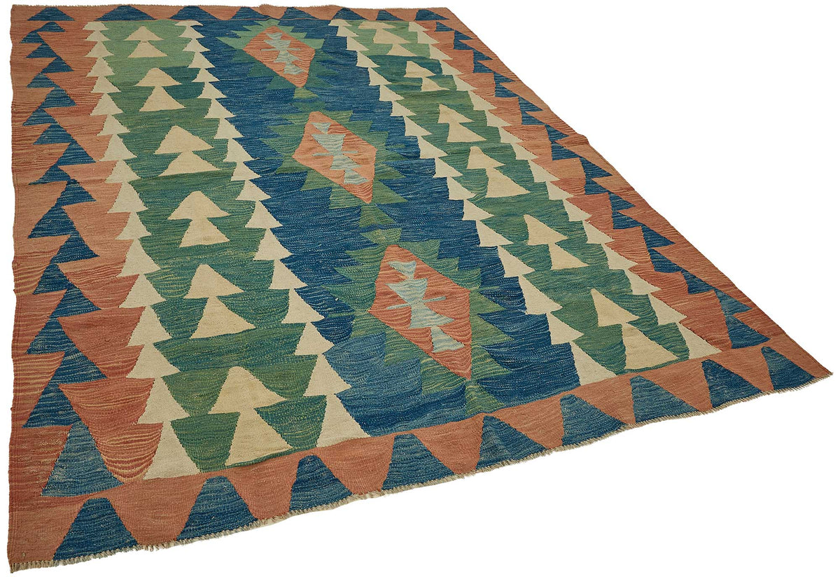 6x8 Handwoven Turkish Kilim Rug - 50618