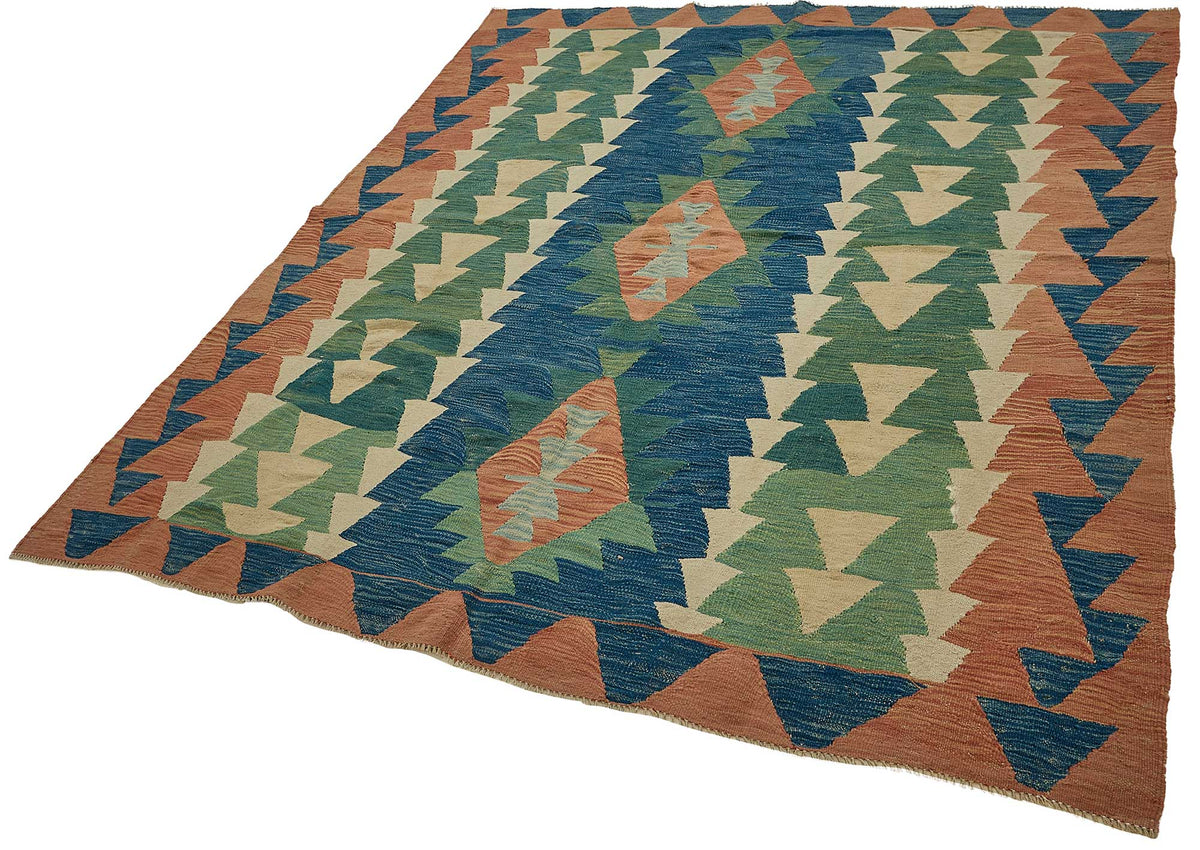 6x8 Handwoven Turkish Kilim Rug - 50618