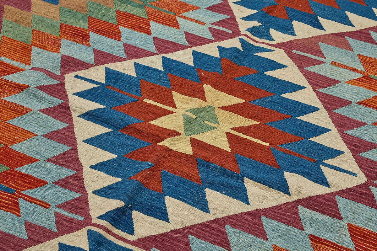 6x9 Handwoven Turkish Kilim Rug - 50620