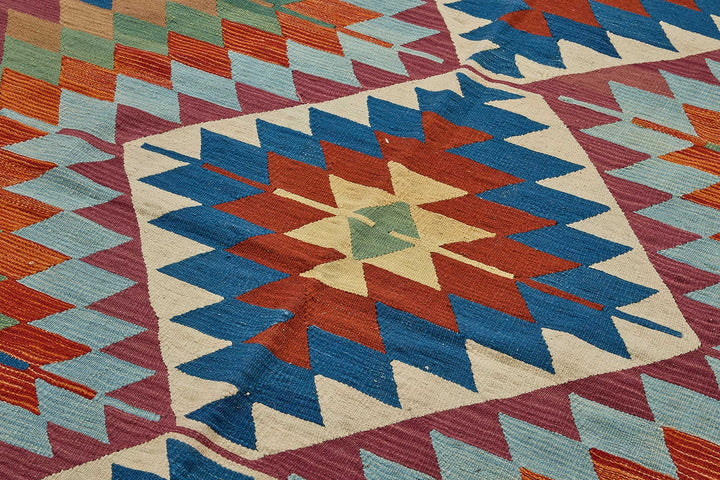 6x9 Handwoven Turkish Kilim Rug - 50620