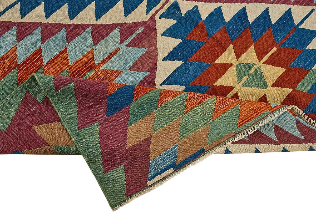 6x9 Handwoven Turkish Kilim Rug - 50620